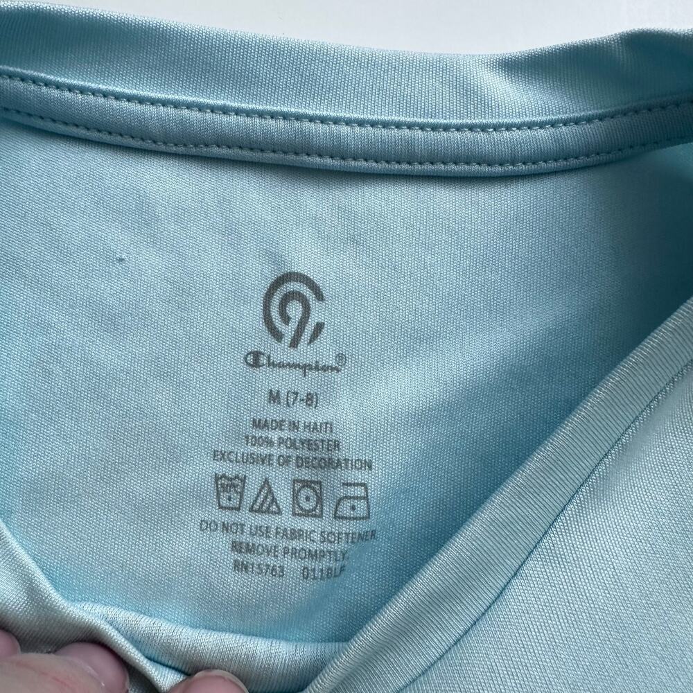 Champion Blue Short Sleeve Athletic Graphic Tee Shirt - Picture 2 of 3